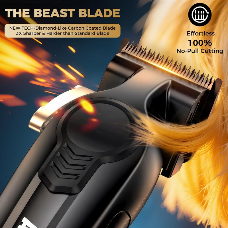 ATVOXIS Hair Clippers for Men Professional, Barber Clippers and Trimmers Set, Cordless Hair Clippers, Hair Cutting Kit, Barber Kit, Haircut Kit, Maquina para Cortar Pelo De Hombre - Image 2